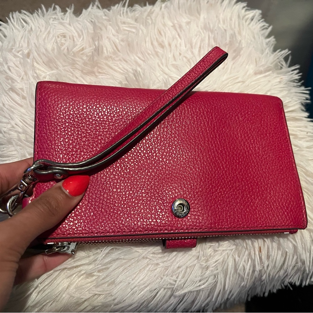 Michael Kors Fuchsia Pink Jetset Wallet - Picture 4 of 4